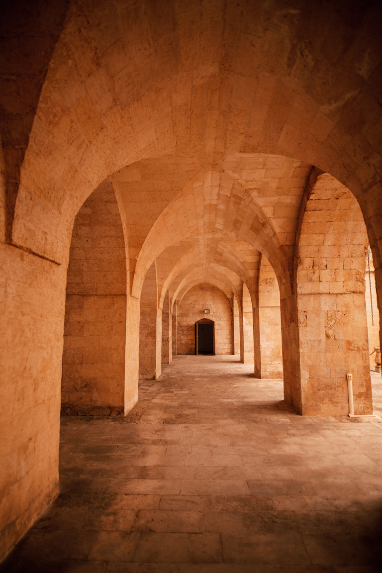 Arched Ceilings Inside an Old Building in Mardin